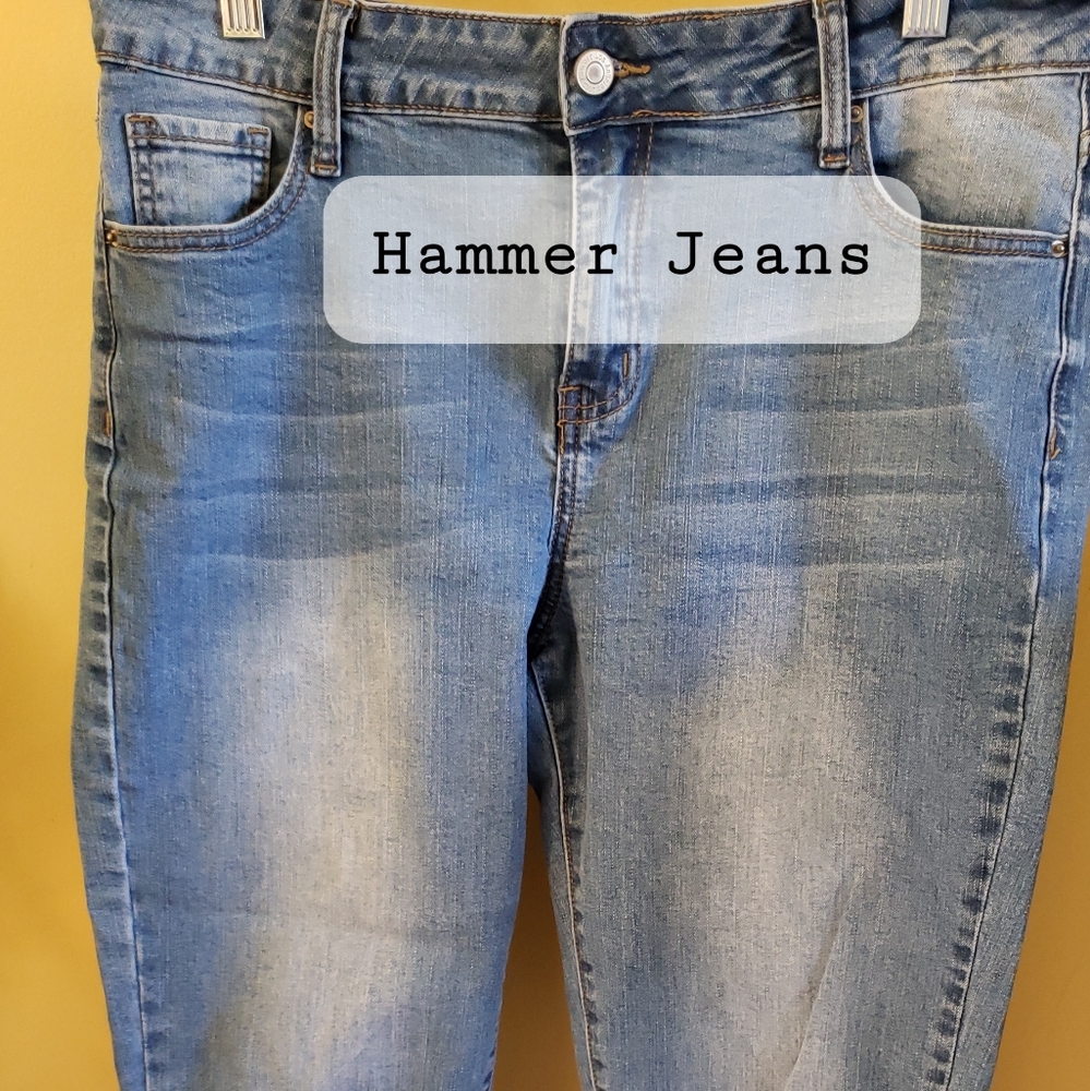 Hammer Jeans LA relaxed cropped  fit with raw hem